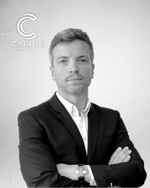 photographie de Christophe HECKER, directeur communication & développement de Cairus Advisory